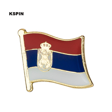 Serbia flag pin lapel pin badge  Brooch Icons 1PC KS-0152 2024 - buy cheap