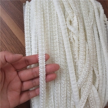 10 yards/lot Stringing Beaded Lace Trim DIY Handmade Wedding Dress Clothes Wool Bead Lace Accessories Lace Fabric RS550 2024 - buy cheap
