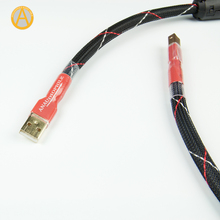 UC05-Cable USB de alta fidelidad, Cable de Audio y vídeo USB tipo A B 4N OFC, Hecho en EUA de fecha, DAC PC, sonido increíble 2024 - compra barato