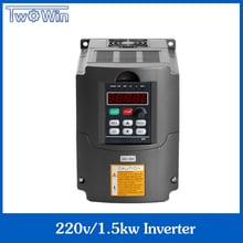 220V 1.5KW Single Phase input and 220V 3 Phase Output Frequency Converter / Adjustable Speed Drive / Frequency Inverter / VFD 2024 - buy cheap