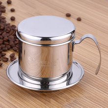 304 stainless steel hand-washing pot Vietnam drip coffee pot second generation coffee drip filter cup household coffee tools 2024 - buy cheap