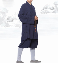 Unisex Buddhist Shaolin Monk Suits Robe Kung Fu Uniforms Zen Lay Lohan ARHAT Martial Arts Wushu Clothing blue/red/Coffee/Beige 2024 - buy cheap