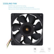 Ventilador de refrigeração para antminer bitmain, conector de 4 pinos aparelhos de substituição sem escovas, refrigerador de baixo ruído 7500rpm dc12v 5.9a para antminer s7 s9 2024 - compre barato