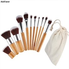 AddFavor Professional Makeup Make Up Brushes Kit Cosmetics Eyeshadow Eyebrow Face Brush Brush Set Powder Foundation Kabuki 2024 - buy cheap