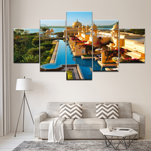 Canvas Painting Best Hotels in Jaipur 5 Pieces Wall Art Painting Modular Wallpapers Poster Print for living room Home Decor 2024 - buy cheap