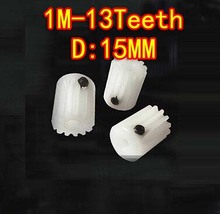 3PCS Freeshipping  1M-13T   plastic POM nylon convex spur gear transmission DIY model-Hole D:6MM   long:20MM 2024 - buy cheap