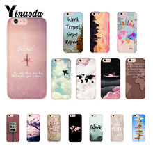 Yinuoda mapa do mundo planos de viagem silicone macio tpu telefone capa para iphone 8 7 6s plus 5 5S se xr x xs max 10 11 11pro 11promax 2024 - compre barato