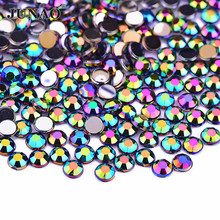 JUNAO-diamantes de imitación acrílicos redondos, piedras de cristal para decoración de uñas, sin costura, para álbum de recortes, 4mm, 4mm, 500 unidades 2024 - compra barato