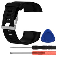 Substituição de pulseira de silicone capa protetora, para fitbit onda com fivela de metal fitness pulseira grande pequena a9.29 2024 - compre barato