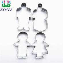 A Family Of Four Shape Cake Cookie Biscuit Baking Molds,Happy Home Cake Decorating Fondant Cutters Tools,Direct Selling 2024 - buy cheap