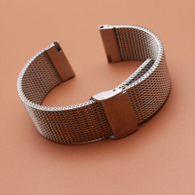 Stainless Steel Mesh Watchbands bracelet Watch Bands Straps 18mm 20mm 21mm 22mm 24mm Quick release pins Watchband folding buckle 2024 - buy cheap