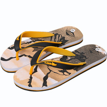 Korean fashion Men Women Fashion camouflage Flip Flops Bathroom Slippers Beach Sandals Anti-slip Zapatos Hombre Shoes Eur 40-45 2024 - buy cheap