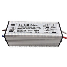 1pcs/lot 6-12x3W DC18-40V 900mA 220V LED Driver 18w 30w 36w Power Supply IP67 Waterproof Constant Current Driver For FloodLight 2024 - buy cheap