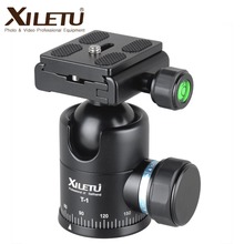 Xiletu T-1 Panoramic  Aluminum Tripod Monopod Ball Head with Quick Release Plate 1/4" Screw For Canon Nikon Sony Fujifilm DSLR 2024 - buy cheap