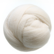 Cream White Felting Wool 100g Needle Soft Felting Wool Fiber Tops Roving Spinning Weaving For Handcraft DIY Christmas Toy Gift 2024 - buy cheap