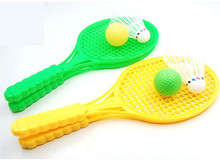 1 par venda quente criança dupla raquete de tênis badminton bebê esportes pai-criança esportes cama brinquedo educacional brinquedo atacado 2024 - compre barato