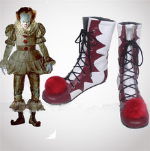 Zapatos de Cosplay de película Stephen King, botas Pennywise de payaso, zapatos para Halloween, A527 2024 - compra barato