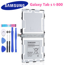 SAMSUNG Tablet Battery EB-BT800FBE For Samsung Galaxy Tab S 10.5 T800 T801 T805 7900mAh Genuine Replacement Battery + tools 2024 - buy cheap