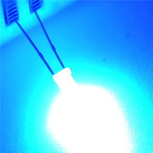 LED light-emitting diode 3 MM rodada azul azul (50 pcs) 2024 - compre barato