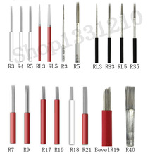 Descartáveis Esterilizados Agulhas de Tatuagem Profissionais R3/4/5/7/9/12/14/17 /18/19/21/30/40 para Tatuagem Sobrancelha Caneta Nevoeiro 2024 - compre barato