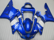 Kit de carenagem, para yamaha r1 00 01, conjunto de carenagens em azul e branco, yzf r1 2000, 2001ts12 2024 - compre barato