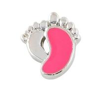 20PCS/lot Baby Feet DIY Alloy Floating Locket Charms Fit For Glass Living Memory Lockets Fashion Jewelrys 2024 - buy cheap
