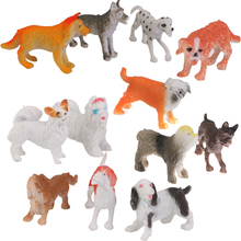 Brinquedo para crianças, boneco de plástico para animais de estimação para crianças e bebês, vários cores, decoração de mesa para quarto de cachorro 2024 - compre barato