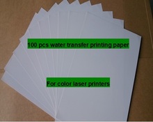 LR-cheaplaser-clear-100 Clear and Bright (100 sheets/lot) A4 Clear/Transparent Color water transfer printing paper 2024 - buy cheap