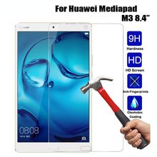 Anti-Shatter Transparent Real Tempered Glass For Huawei Mediapad M3 8.4 Inch Tablet Screen Protector Protective Film Glass 9H HD 2024 - buy cheap