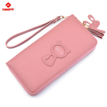 Brand High Quality Long Wallets For Womens  Zipper Wallet Big Capacity Purse Designer PU Leather Clutch Bag Card Holder. New 2024 - buy cheap