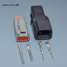 Shhworlsea-conector eléctrico resistente al agua DTM de 2 pines, enchufe de Sensor de temperatura del aire de entrada, DTM06-2S/ATM06-2S/DTM04-2P 2024 - compra barato