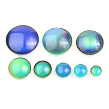 10pcs/bag Cabochon Color Change by Temperature 8 10 12 14 16 18 20 25 30mm Round Shape for Making Jewelry DIY 2024 - buy cheap