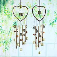 Love Shape Wind Chimes Metal Tube Bell Windchimes Home Garden Decor Hanging Bell Ornaments Dreamcatcher Craft Gifts Home Decor 2024 - buy cheap