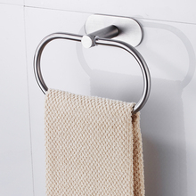 Bath Wall Mounted Chrome Towel Ring Hand Rack Roll Rail Towel Holder Toilet Furnitures Bathroom Hardware 2024 - buy cheap