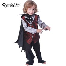 Renecho-Disfraz gótico de halloween para niños, traje de Carnaval real para niños de 5 a 10 años 2024 - compra barato