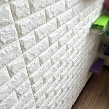 3D Brick Wall Stickers Wallpaper Decor Foam Waterproof Wall Covering Wallpaper For Kids Living Room DIY Background 2024 - buy cheap