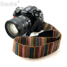 Vintage Style Stripes Soft Camera Neck Straps Shoulder Belt Grip For DSLR For Nikon For Canon Action Camera 2024 - buy cheap