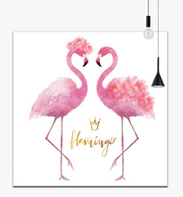 Needlework, DIY ponto cruz bordados kit set beijo pink flamingo pássaro padrão de impressão ponto-cruz handwork pintura presente de casamento 2024 - compre barato