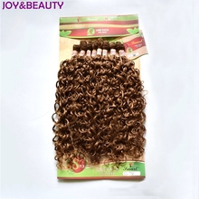 Joy & beauty-extensões de cabelo sintético encaracolado com textura mongol, 4 cores, 20-24 polegadas 2024 - compre barato