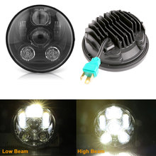 1 piece 5.75 led headlight For indian scout  motorcycle drl headlamp for  sportster iron 883 headlight 2024 - buy cheap