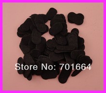1000PCS 1.2cm* 2.4cm 1" length black Oval Felt Pads  for hair clips,non-woven Appliques for flower,DIY Hairbands accessories 2024 - buy cheap
