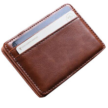 Mini Leather Wallet Wallet ID Credit Card Holder Male Small Purse Wallets Bolsos Para Hombres billetera dompet portafoglio 2024 - buy cheap