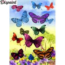 Pintura de desenho completa quadrada/broca redonda 5d diy pintura de diamante "animal borboleta" bordado ponto de cruz 3d decoração de casa a11584 2024 - compre barato