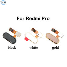 Yuxi fita para xiaomi redmi pro com sensor de toque, para impressão digital e sensor flex, peças de reposição para redmi pro com botão chave 2024 - compre barato