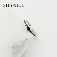 SHANICE-pendientes de plata de ley 925 para mujer, joyería de cristal negro, con anillo de piedra, CZ a la moda 2024 - compra barato