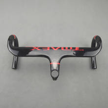 Cycling Handlebar Road Bike Handlebars/Bent bar 400/420/440mm Carbon Handlebars Black/Red Glossy Bicycle Handlebar 2024 - buy cheap