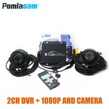 Mini câmera dvr móvel 2 canais t781b, dvr + 1080p ahd com controle remoto., suporte para veículos com 128gb/cvbs/ahd, 2 canais. 2024 - compre barato