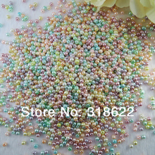 4mm, 6mm, 8mm, 10mm cuentas de perlas de vidrio mezcladas de colores surtidos, perlas de imitación redondas sueltas, cuentas para hacer joyas 2024 - compra barato