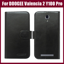 New Arrival! High Quality Stand Flip Leather Phone Case Cover For DOOGEE Valencia 2 Y100 Pro Phone Case Six Colors in stock 2024 - buy cheap