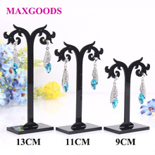 3 PCs/Set Black Transparent Different Height Acrylic Earrings Display Stand Jewelry Organizer Holder Removable Jewelry Display 2024 - buy cheap